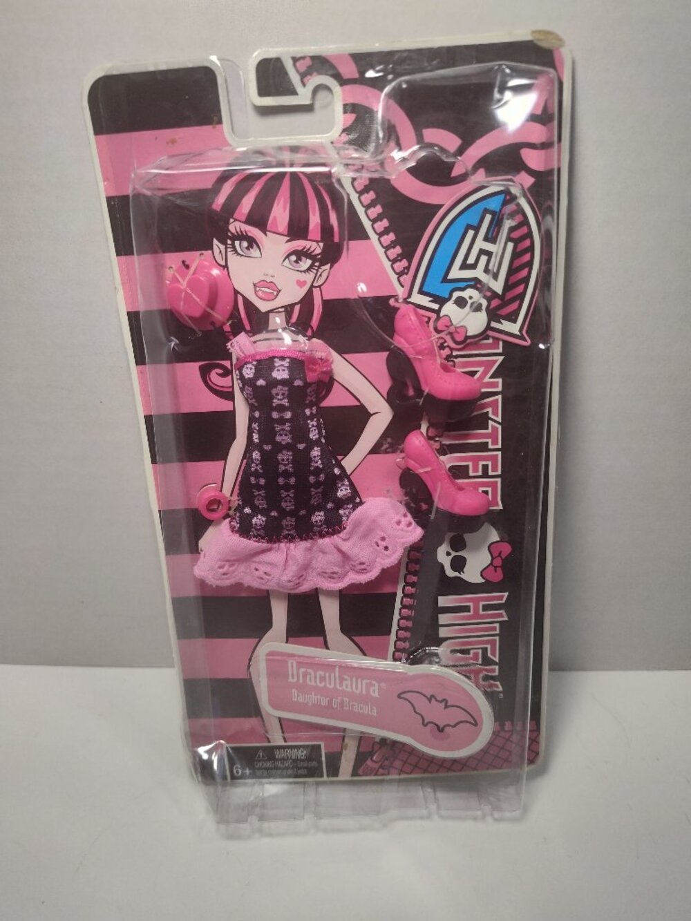 Monster High Draculaura Fashion Pack 2012 Mattel Partial Seal Contents Intact